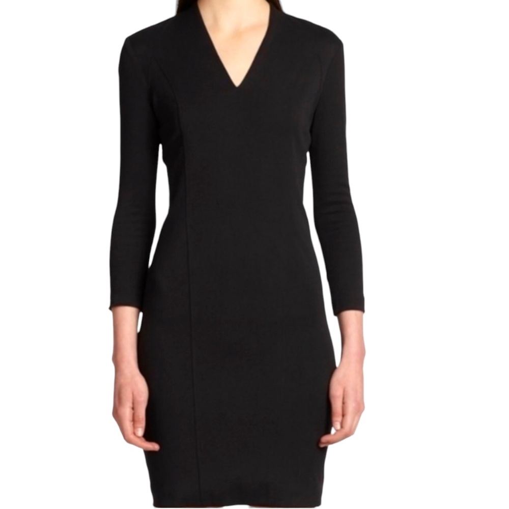 Helmut Lang V-Neck Shift Dress